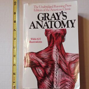 Gray's Anatomy by Henry Gray Paperback Book 1974